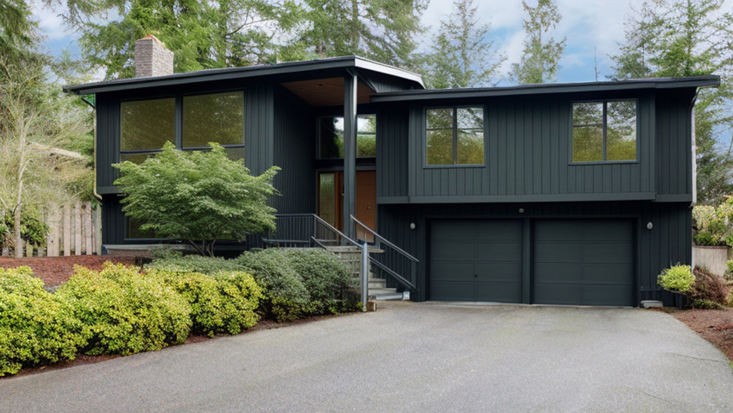 hover home siding design earthy green house
