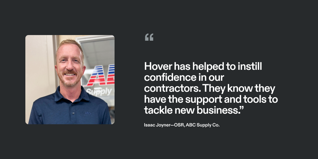 Issac Contractor How ABC Supply Helps Contractors Perfect Takeoffs with HOVER | HOVER Blog