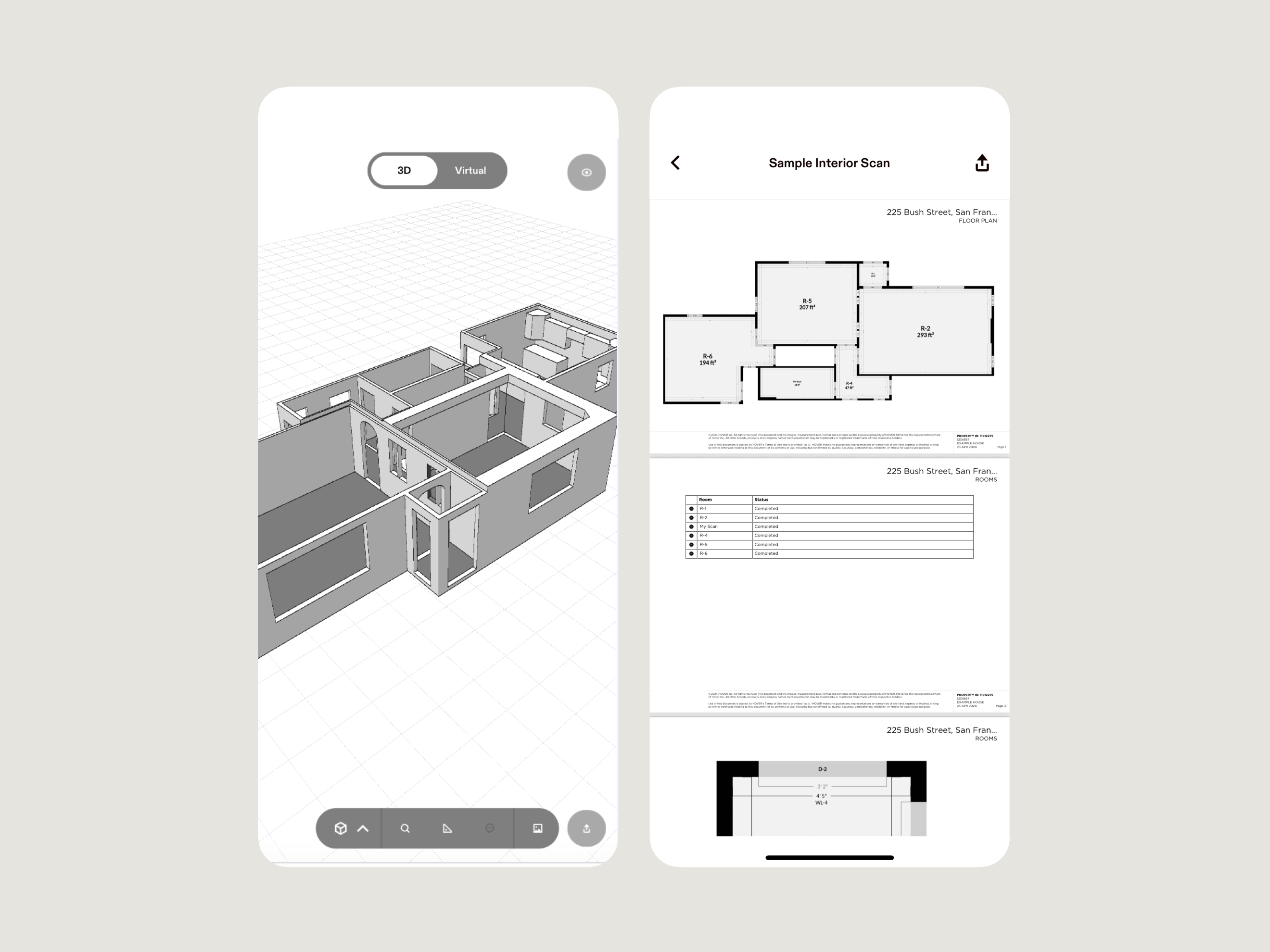 Interior Home Measurements - Hover