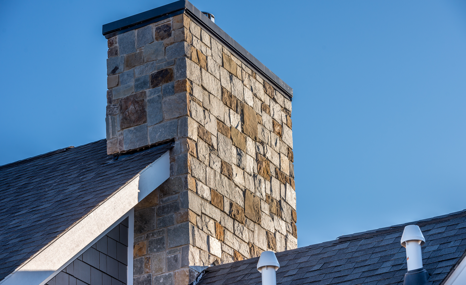 stone chimney