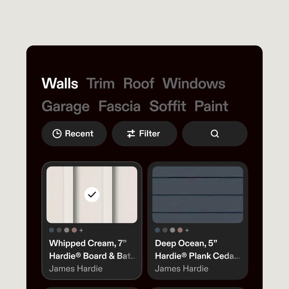 A cropped image of the Hover Design tool