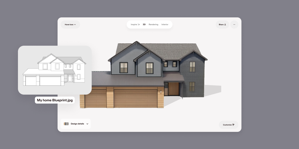 2D plans to 3D models